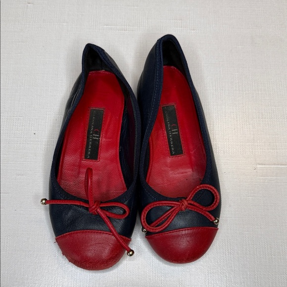 Carolina Herrera Other - Carolina Herrera Red and Black Little Girls Flats